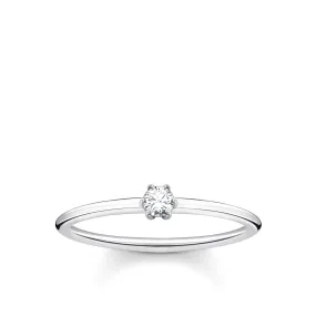 CHARMING COLLECTION FINE CLAW SET CZ RING