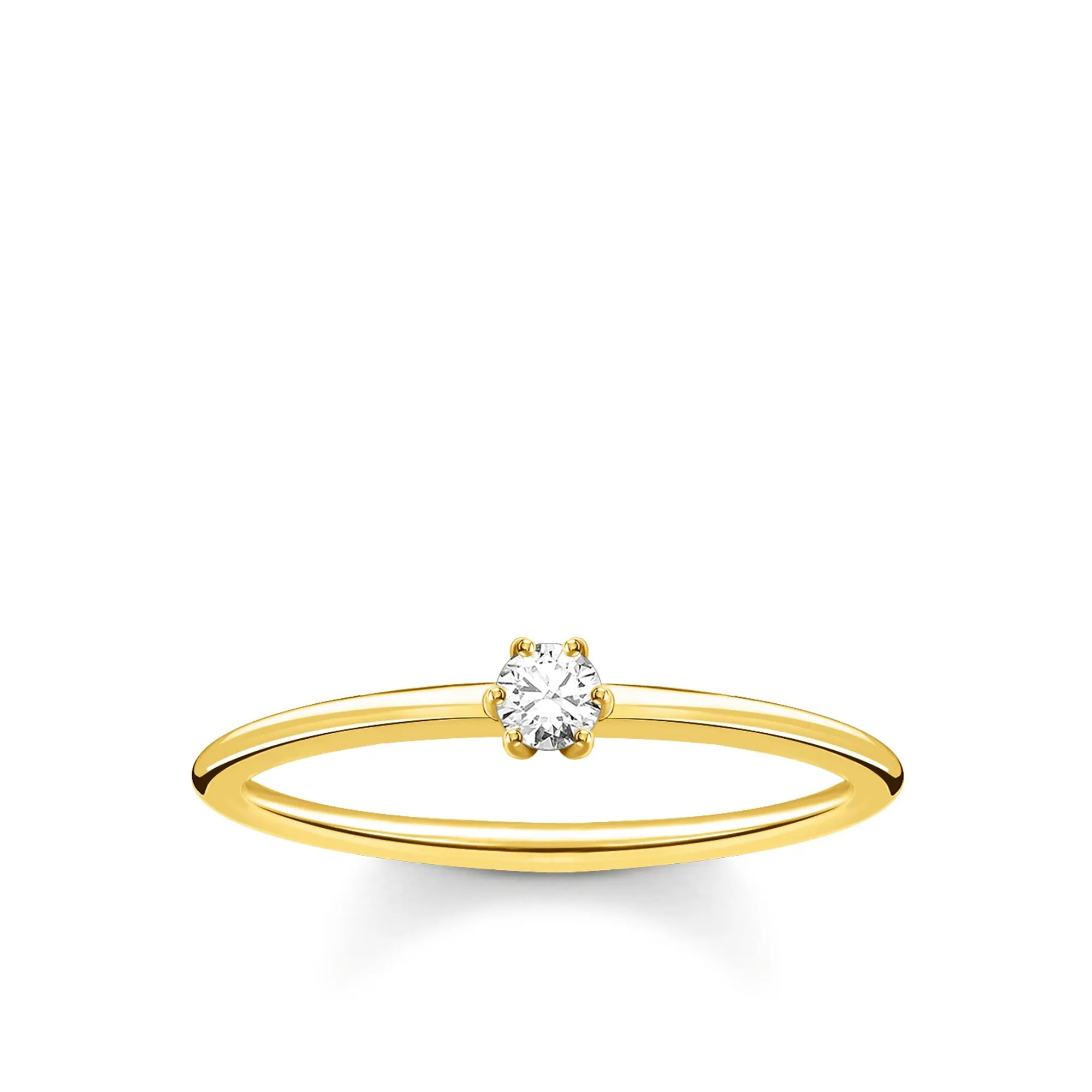 CHARMING COLLECTION FINE CLAW SET CZ RING