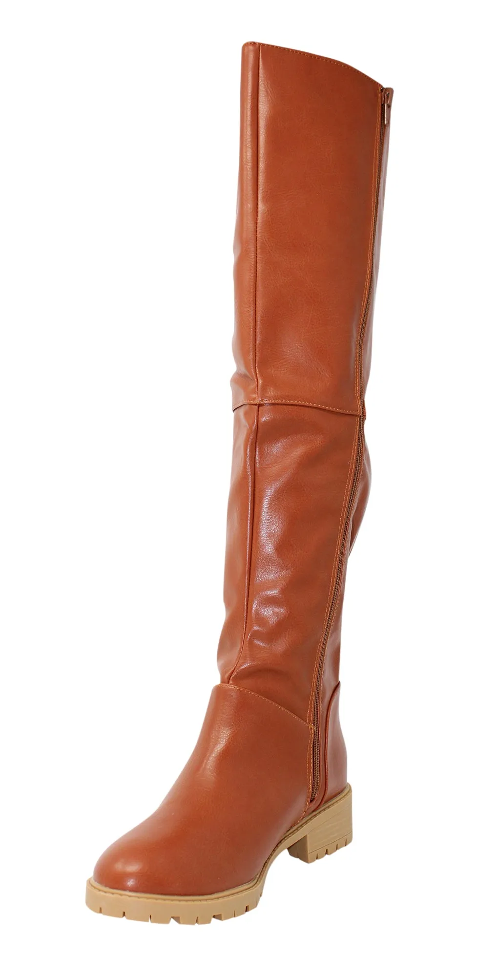 Charming Lady Women's Stretch Calf Knee High Riding Boot