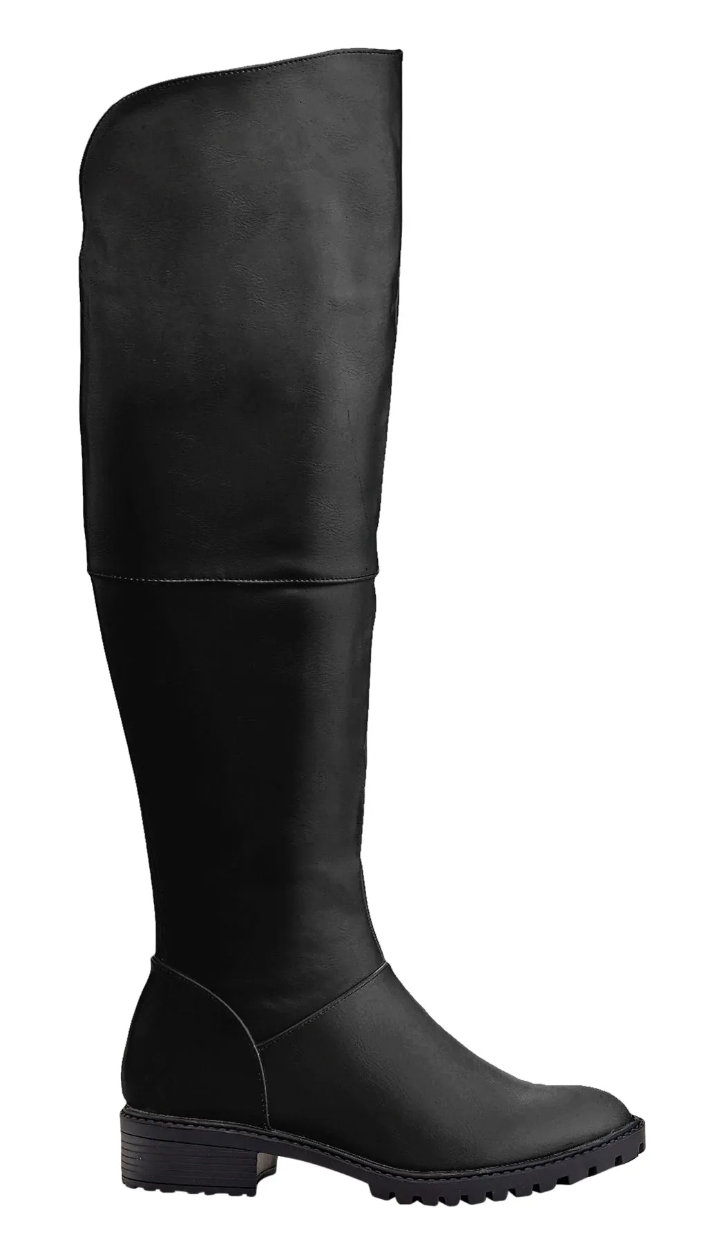 Charming Lady Women's Stretch Calf Knee High Riding Boot