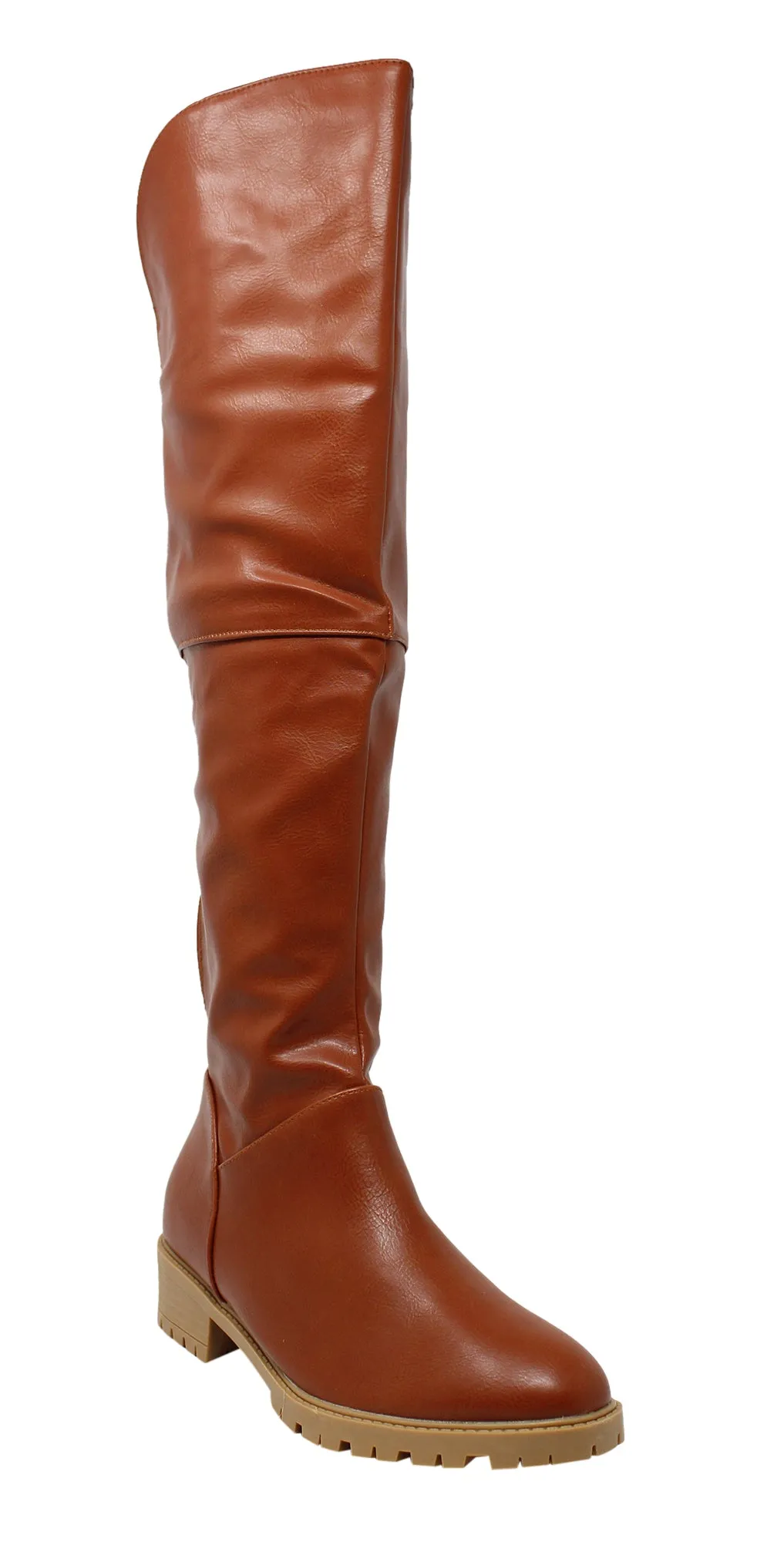 Charming Lady Women's Stretch Calf Knee High Riding Boot