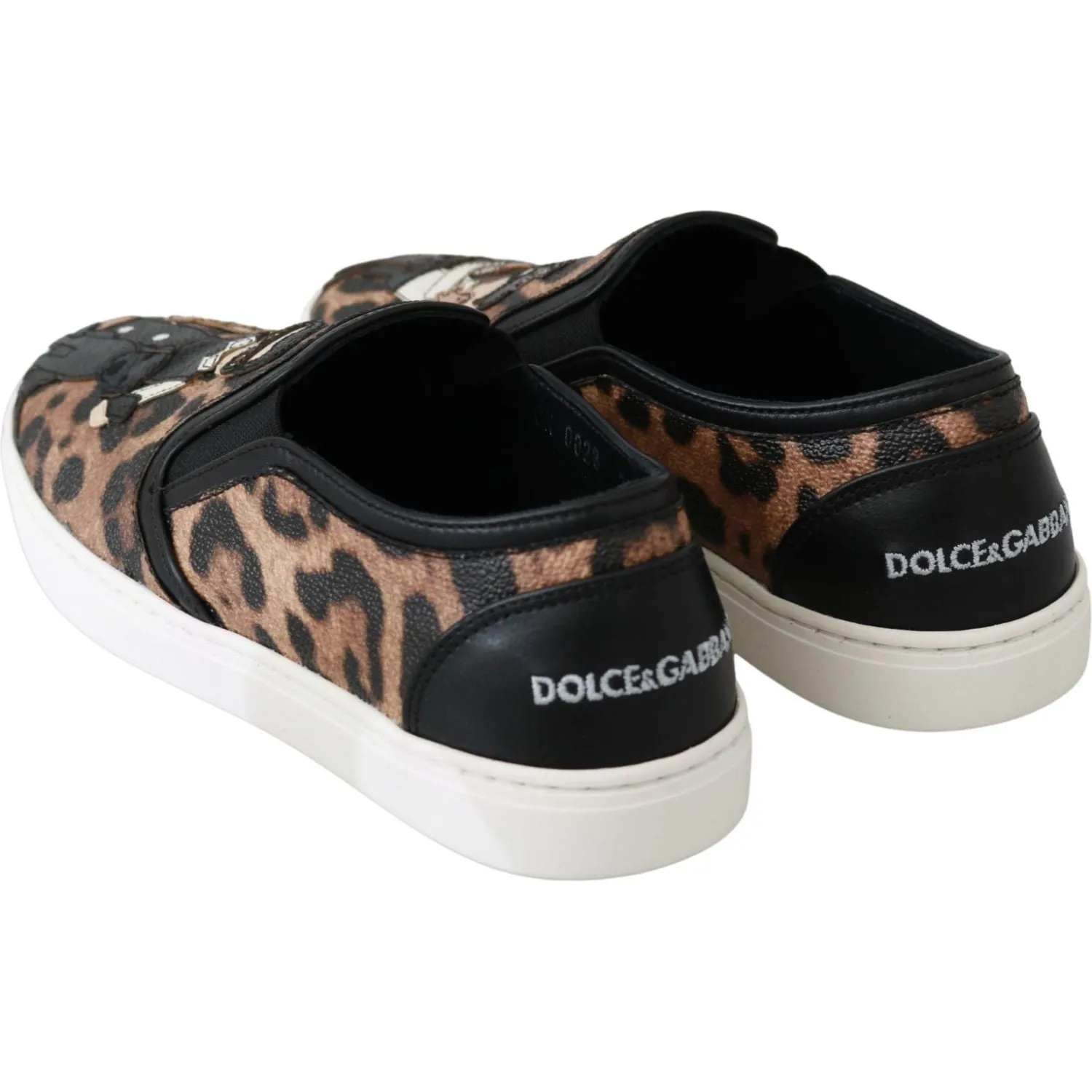 Dolce & Gabbana Chic Leopard Print Loafers for Elegant Comfort