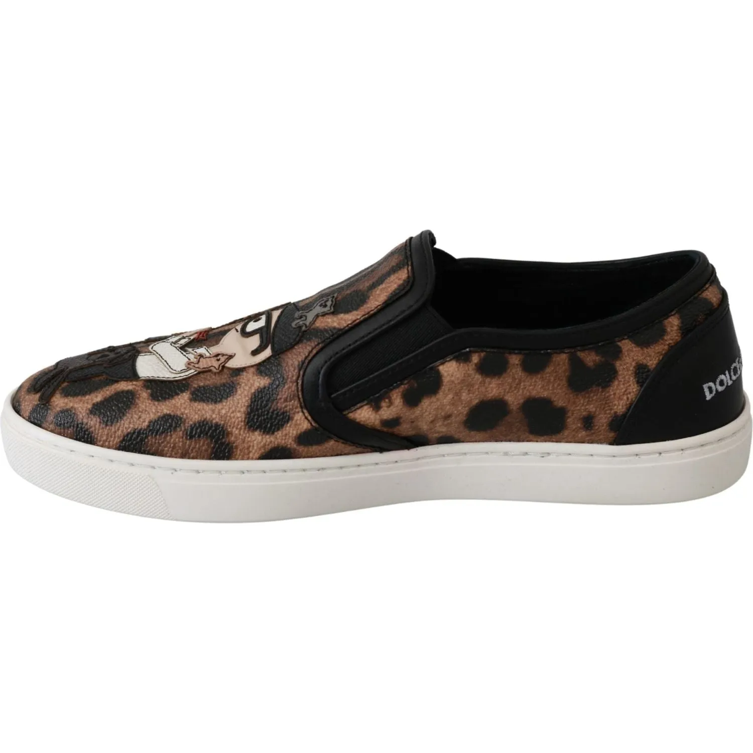 Dolce & Gabbana Chic Leopard Print Loafers for Elegant Comfort