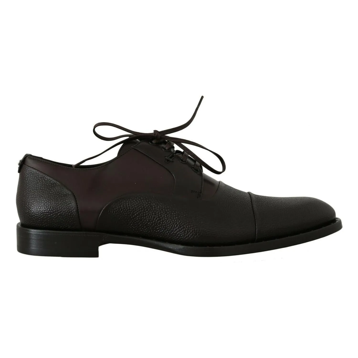 Dolce & Gabbana Elegant Brown Leather Formal Lace-ups