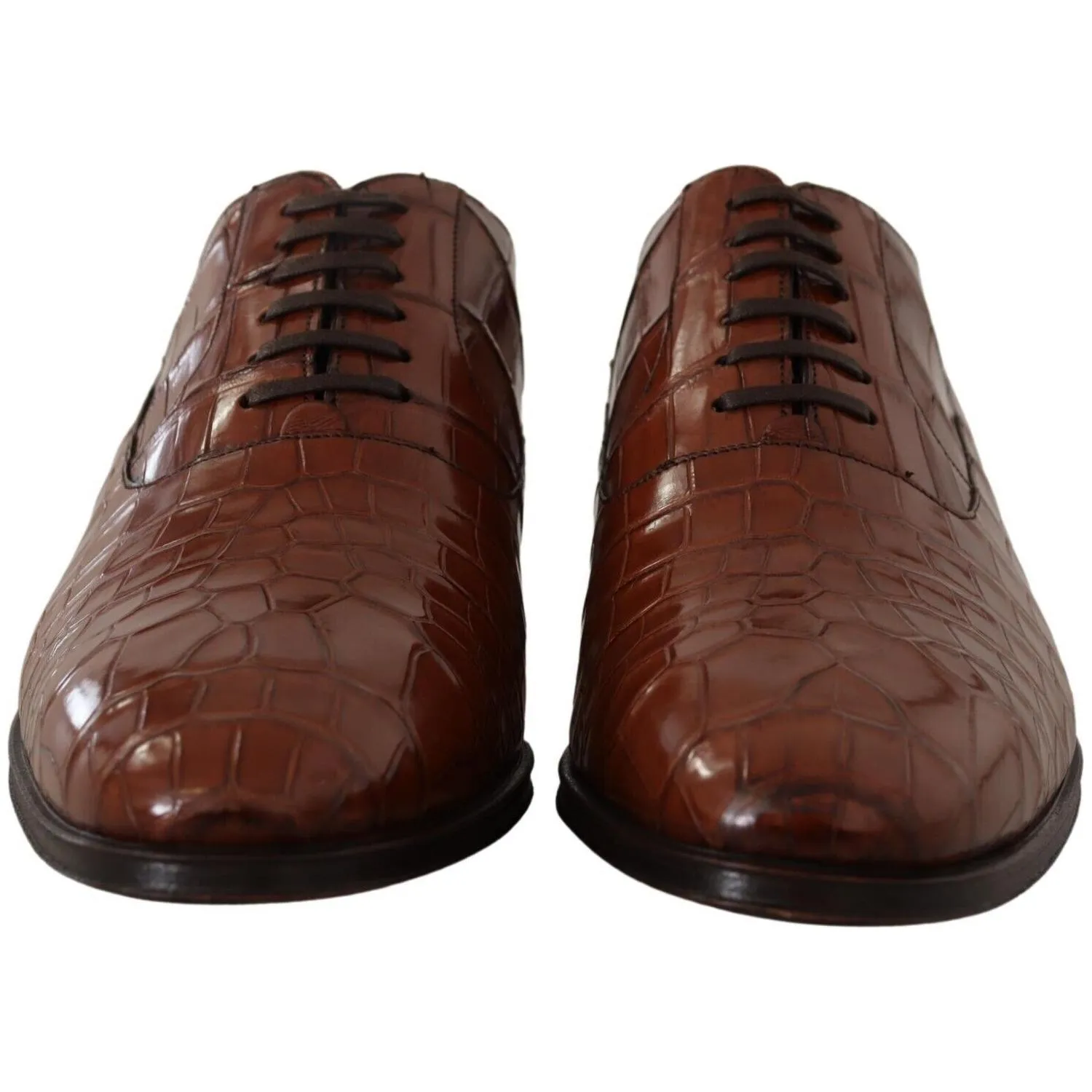 Dolce & Gabbana Elegant Exotic Crocodile Leather Formal Shoes