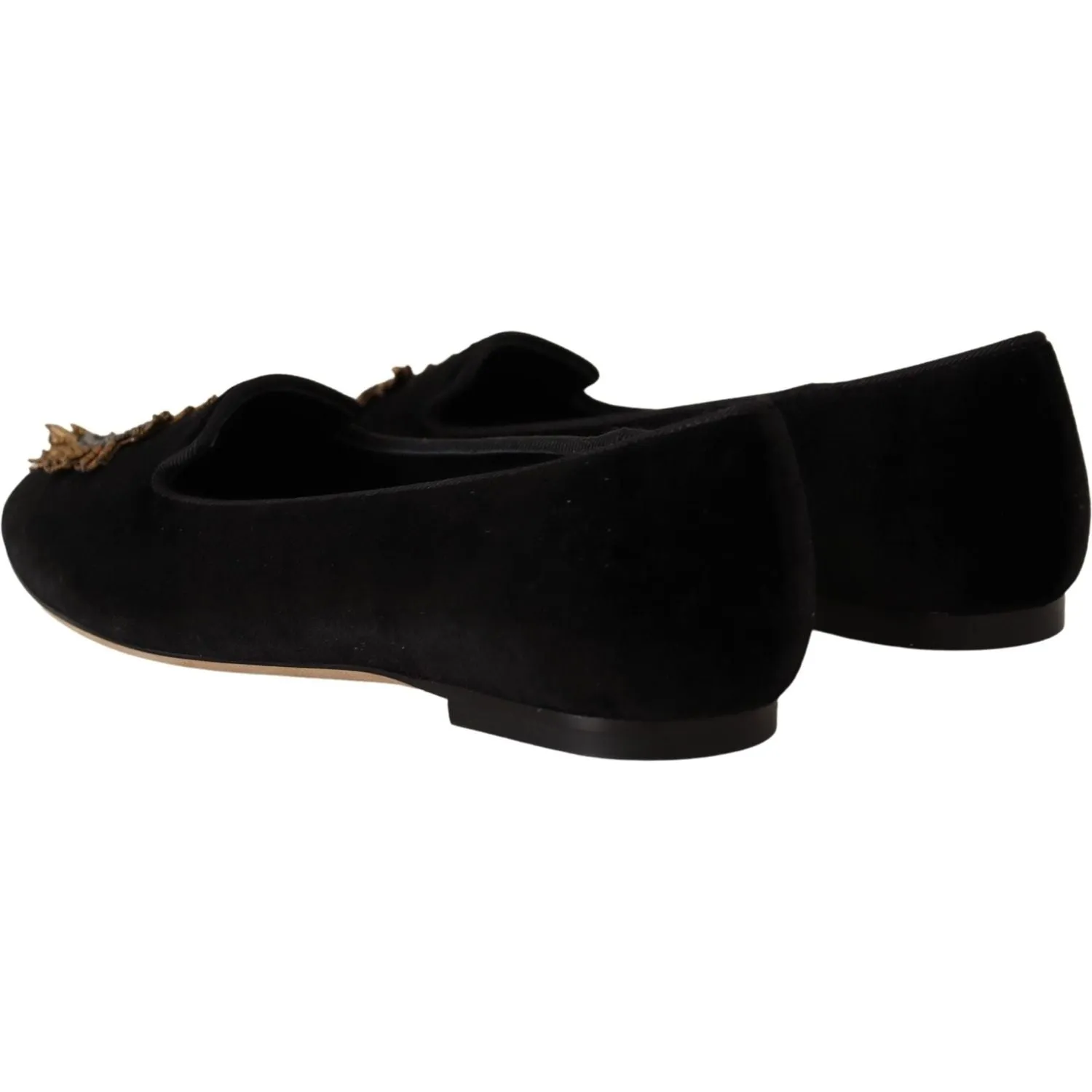 Dolce & Gabbana Elegant Patent Leather Flat Shoes