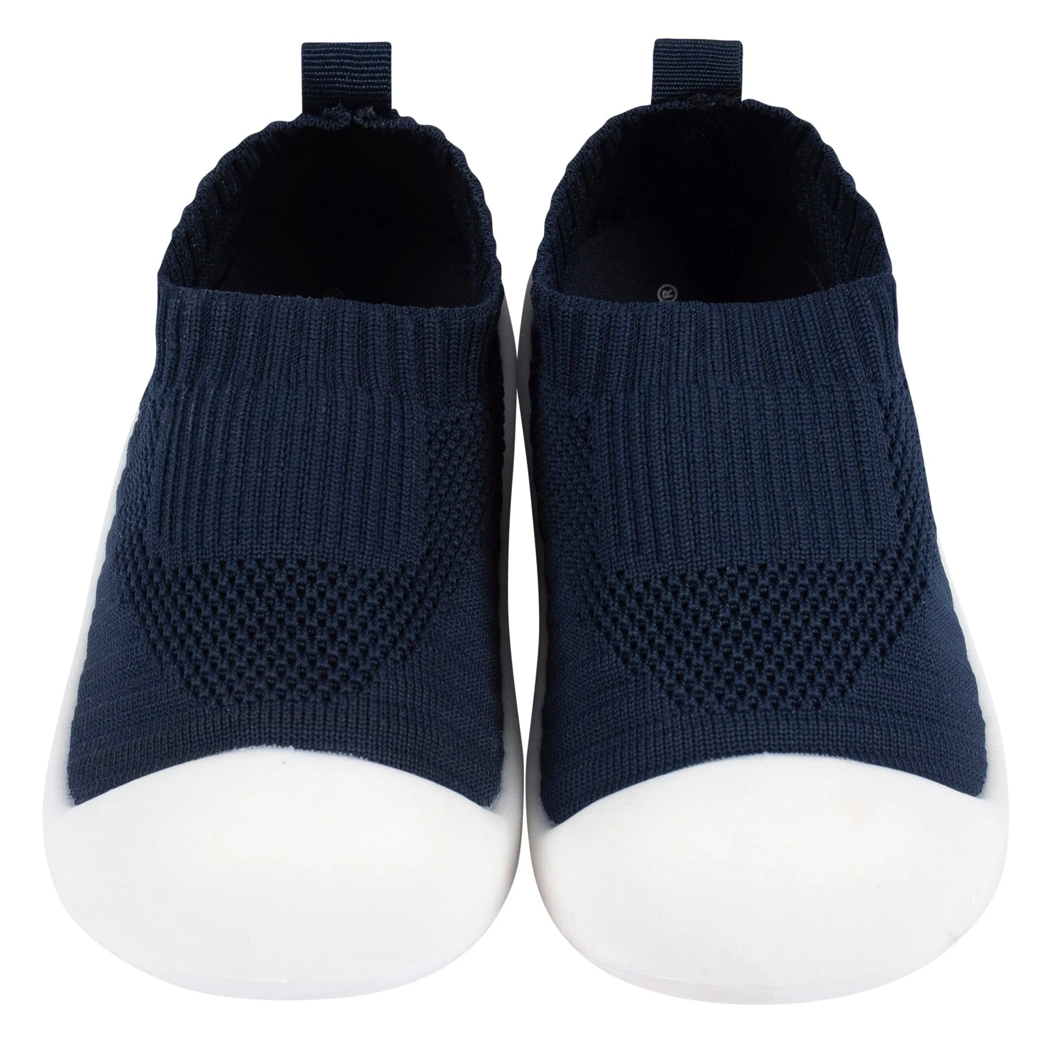 Infant & Toddler Netural Navy Stretchy Knit Slip-On Sneaker