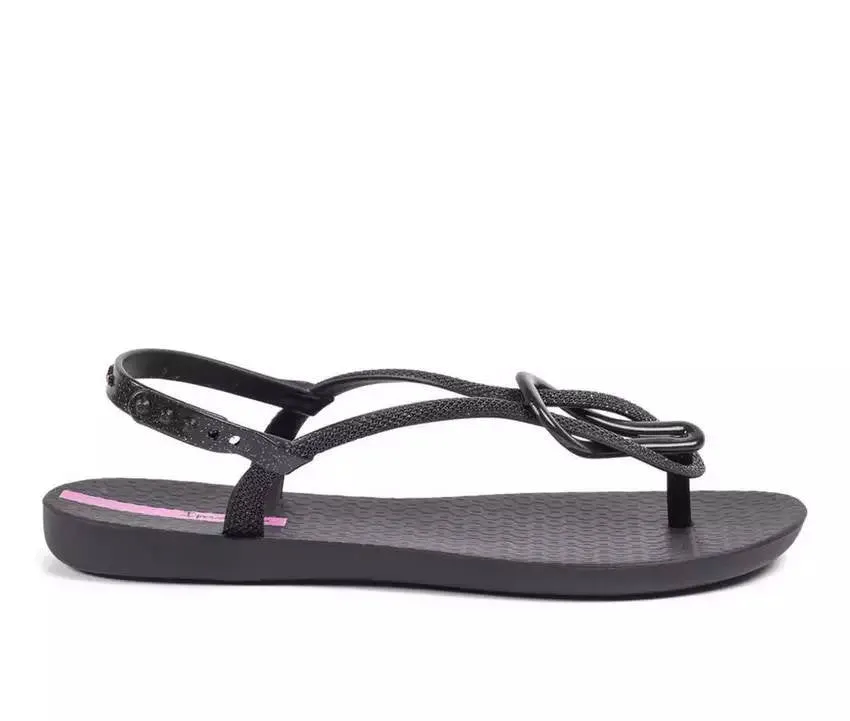 Ipanema Womens Trendy Black Black Lilac