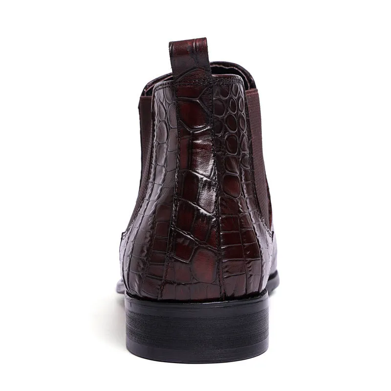 Men's High Leather Boots - Style and Comfort in Every Detail