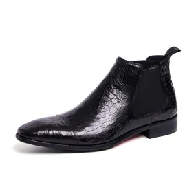 Men's High Leather Boots - Style and Comfort in Every Detail