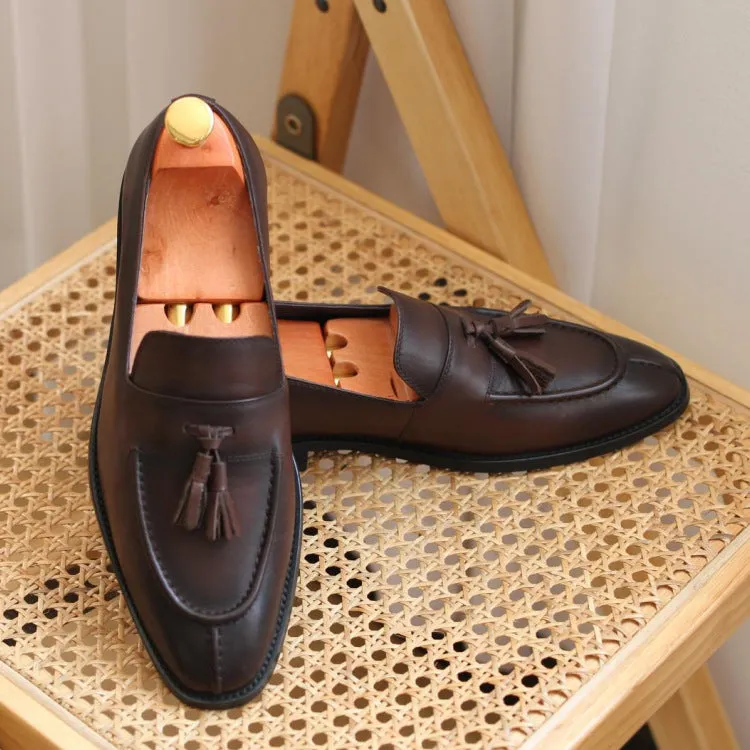 Men's Stitched Tassel Loafers