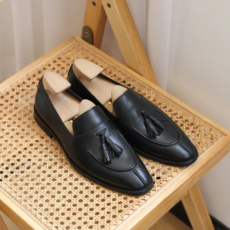 Men's Stitched Tassel Loafers