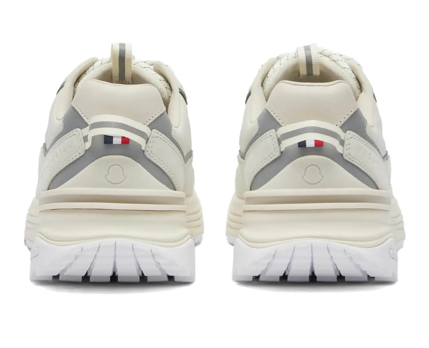 Moncler Lite Runner sneakers, gray-white/cream/gray