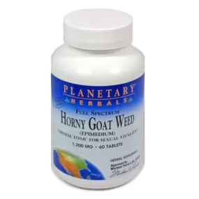 Planetary Herbals Horny Goat Weed 1,200mg 60 Tablets