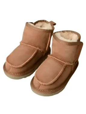 Real Sheepskin Fur Baby Snow Boots