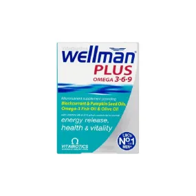 Wellman Plus Omega 3-6-9 Tablets/Capsules x 56